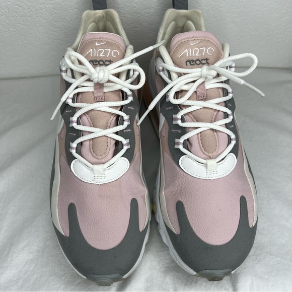 Nike Air Max 270 React Plum Chalk Stone Mauve 9.5 - Picture 3 of 11